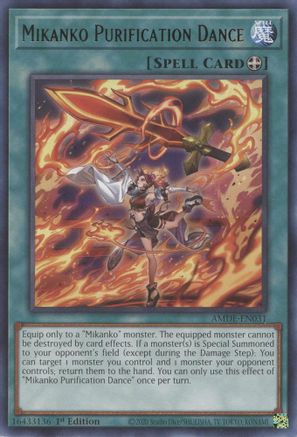 Mikanko Purification Dance (AMDE-EN031) - Amazing Defenders 1st Edition