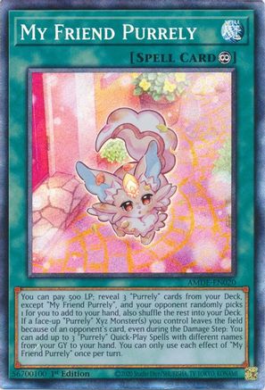 My Friend Purrely (CR) (AMDE-EN020) - Amazing Defenders 1st Edition