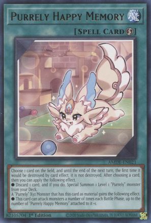 Purrely Happy Memory (AMDE-EN021) - Amazing Defenders 1st Edition