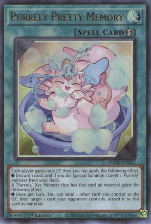 Purrely Pretty Memory (AMDE-EN022) - Amazing Defenders 1st Edition