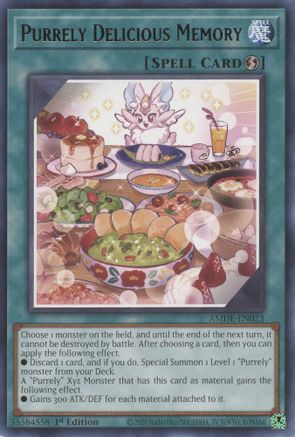 Purrely Delicious Memory (AMDE-EN023) - Amazing Defenders 1st Edition