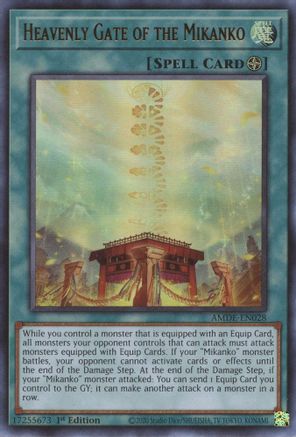 Heavenly Gate of the Mikanko (AMDE-EN028) - Amazing Defenders 1st Edition