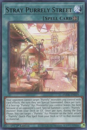 Stray Purrely Street (AMDE-EN019) - Amazing Defenders 1st Edition