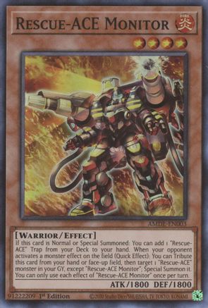 Rescue-ACE Monitor (AMDE-EN003) - Amazing Defenders 1st Edition