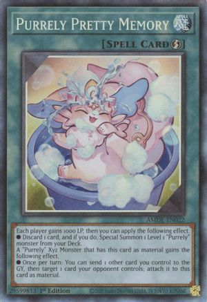 Purrely Pretty Memory (CR) (AMDE-EN022) - Amazing Defenders 1st Edition