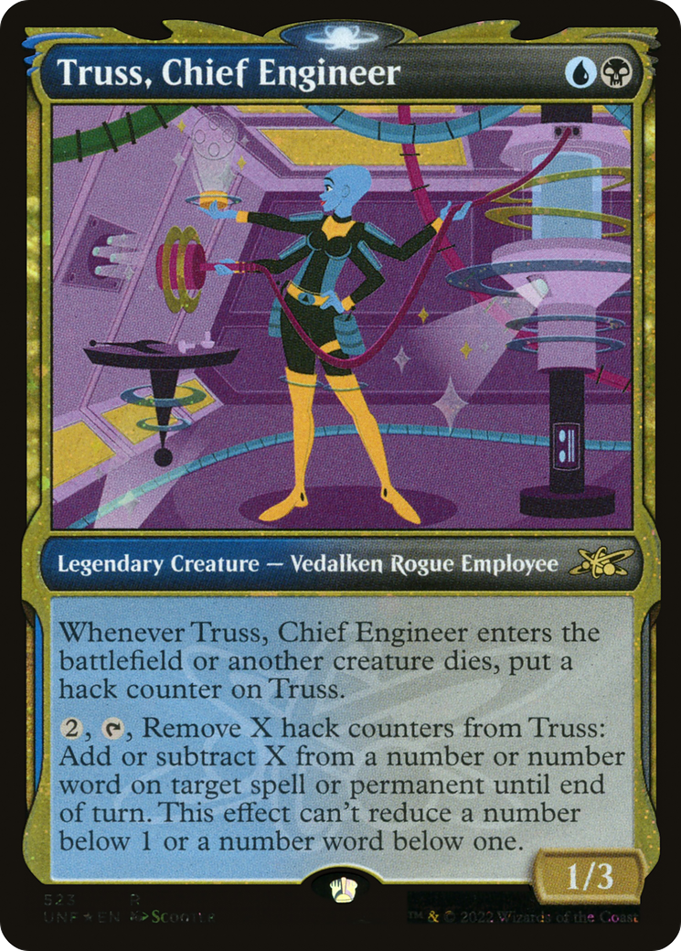 Truss, Chief Engineer (Showcase) (Galaxy Foil) [Unfinity]