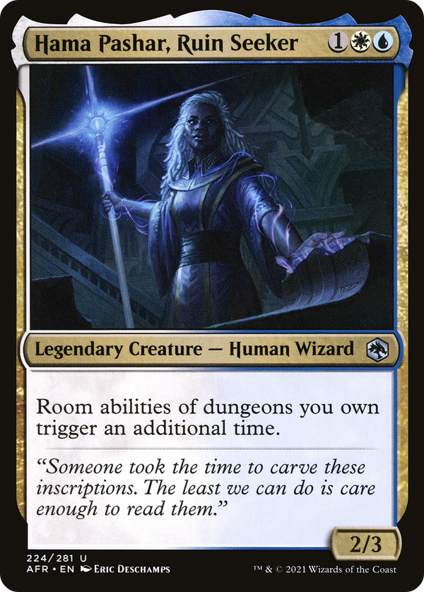 Hama Pashar, Ruin Seeker [Dungeons & Dragons: Adventures in the Forgotten Realms]