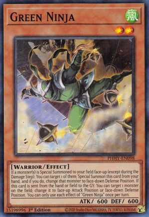 Green Ninja (PHHY-EN098) - Photon Hypernova 1st Edition