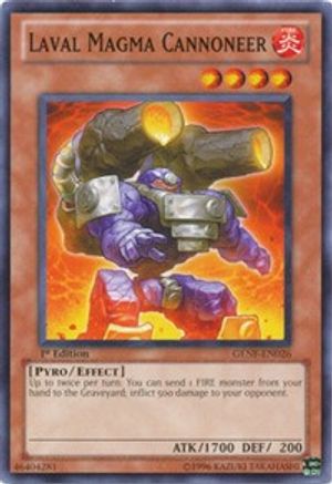 Laval Magma Cannoneer (GENF-EN026) - Generation Force 1st Edition