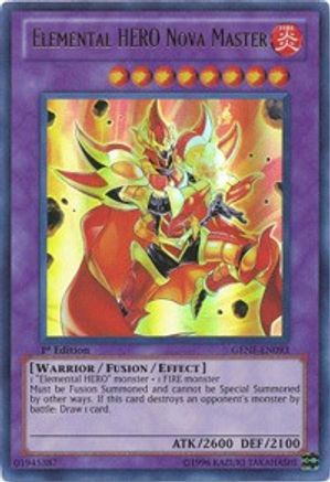 Elemental HERO Nova Master (GENF-EN093) - Generation Force Unlimited