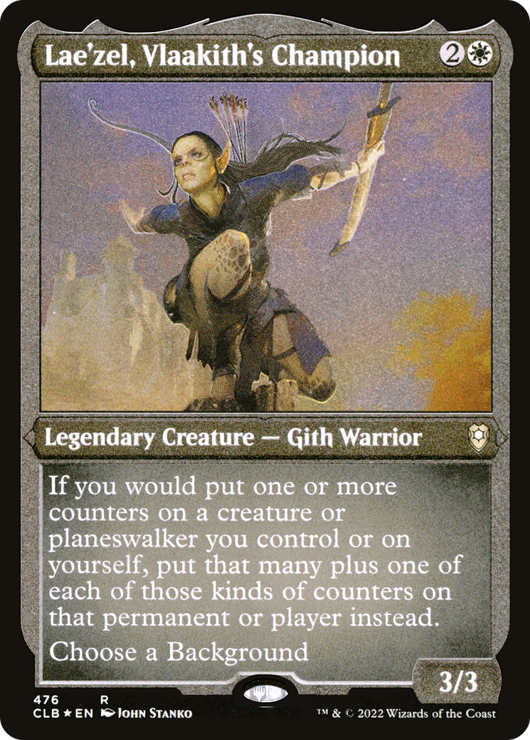 Lae'zel, Vlaakith's Champion (Foil Etched) [Commander Legends: Battle for Baldur's Gate]