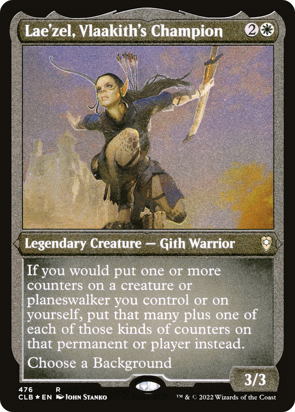 Lae'zel, Vlaakith's Champion (Foil Etched) [Commander Legends: Battle for Baldur's Gate]