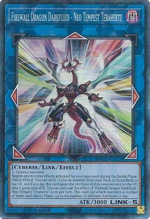 Firewall Dragon Darkfluid - Neo Tempest Terahertz (CR) (MAZE-EN028) - Maze of Memories 1st Edition
