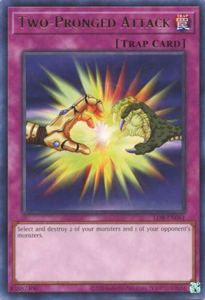 Two-Pronged Attack (LOB-EN061) - Legend of Blue Eyes White Dragon (25th Anniversary Edition) Unlimited