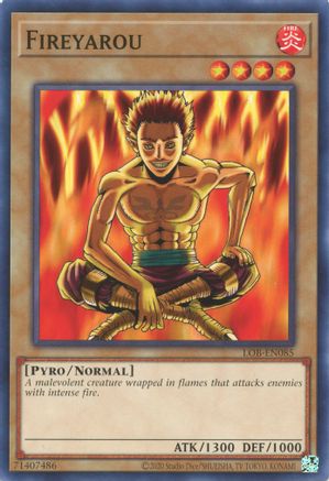 Fireyarou (LOB-EN085) - Legend of Blue Eyes White Dragon (25th Anniversary Edition) Unlimited