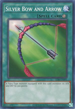 Silver Bow and Arrow (LOB-EN091) - Legend of Blue Eyes White Dragon (25th Anniversary Edition) Unlimited