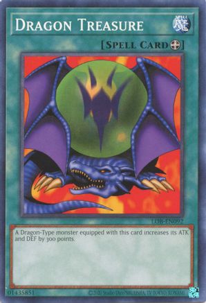 Dragon Treasure (LOB-EN092) - Legend of Blue Eyes White Dragon (25th Anniversary Edition) Unlimited