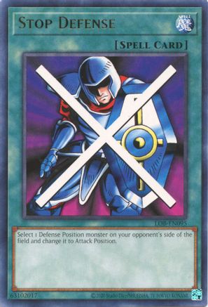 Stop Defense (LOB-EN095) - Legend of Blue Eyes White Dragon (25th Anniversary Edition) Unlimited