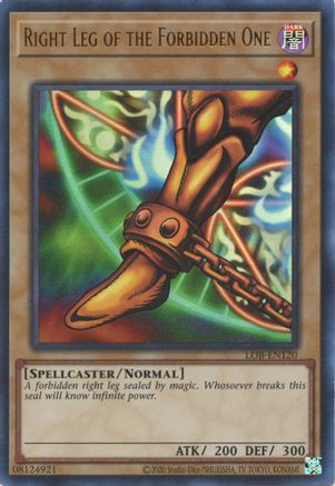 Right Leg of the Forbidden One (LOB-EN120) - Legend of Blue Eyes White Dragon (25th Anniversary Edition) Unlimited