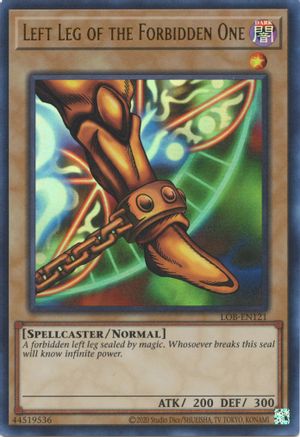 Left Leg of the Forbidden One (LOB-EN121) - Legend of Blue Eyes White Dragon (25th Anniversary Edition) Unlimited