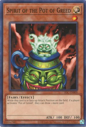 Spirit of the Pot of Greed (IOC-EN009) - Invasion of Chaos (25th Anniversary Edition) Unlimited