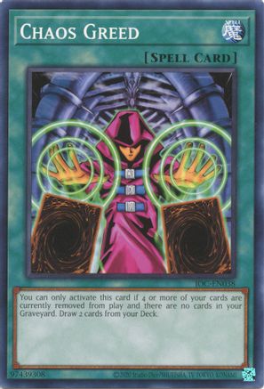 Chaos Greed (IOC-EN038) - Invasion of Chaos (25th Anniversary Edition) Unlimited