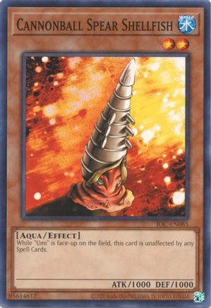 Cannonball Spear Shellfish (IOC-EN085) - Invasion of Chaos (25th Anniversary Edition) Unlimited