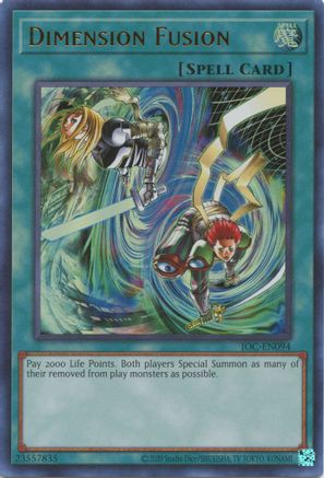 Dimension Fusion (IOC-EN094) - Invasion of Chaos (25th Anniversary Edition) Unlimited