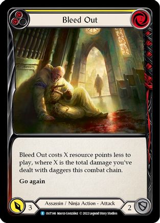 Bleed Out (Yellow) [OUT146] (Outsiders)