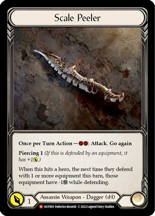 Scale Peeler [OUT009] (Outsiders)  Cold Foil