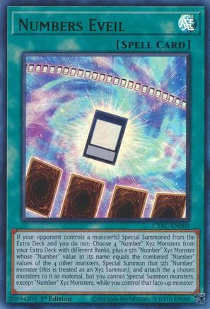 Numbers Eveil (CYAC-EN000) - Cyberstorm Access 1st Edition