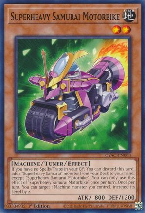 Superheavy Samurai Motorbike (CYAC-EN003) - Cyberstorm Access 1st Edition
