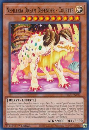 Nemleria Dream Defender - Couette (CYAC-EN017) - Cyberstorm Access 1st Edition