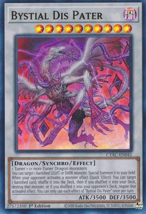 Bystial Dis Pater (CYAC-EN041) - Cyberstorm Access 1st Edition