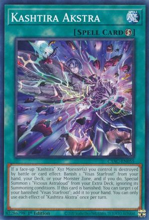Kashtira Akstra (CYAC-EN055) - Cyberstorm Access 1st Edition