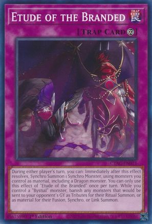 Etude of the Branded (CYAC-EN071) - Cyberstorm Access 1st Edition