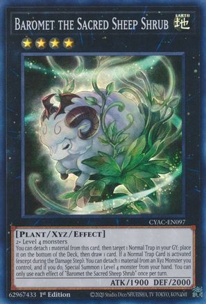 Baromet the Sacred Sheep Shrub (CYAC-EN097) - Cyberstorm Access 1st Edition