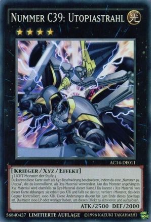 Number C39: Utopia Ray (German) - "Nummer C39: Utopiastrahl" (AC14-DE011) - Advent Calendar 2014 (Adventskalender ZEXAL-Edition) Limited