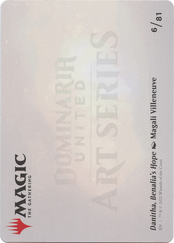 Danitha, Benalia's Hope // Danitha, Benalia's Hope (ADMU-006) - Dominaria United Art Series (Borderless)