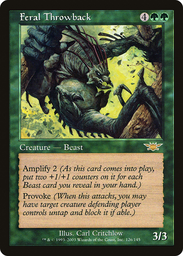 Feral Throwback [Legions]
