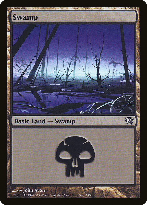 Swamp (340) [Ninth Edition]