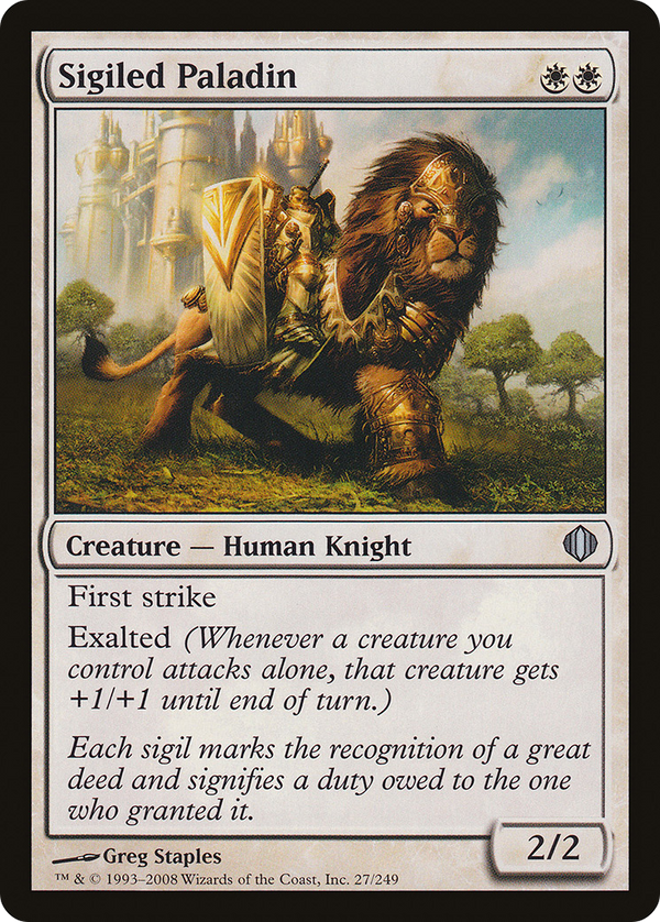 Sigiled Paladin [Shards of Alara]