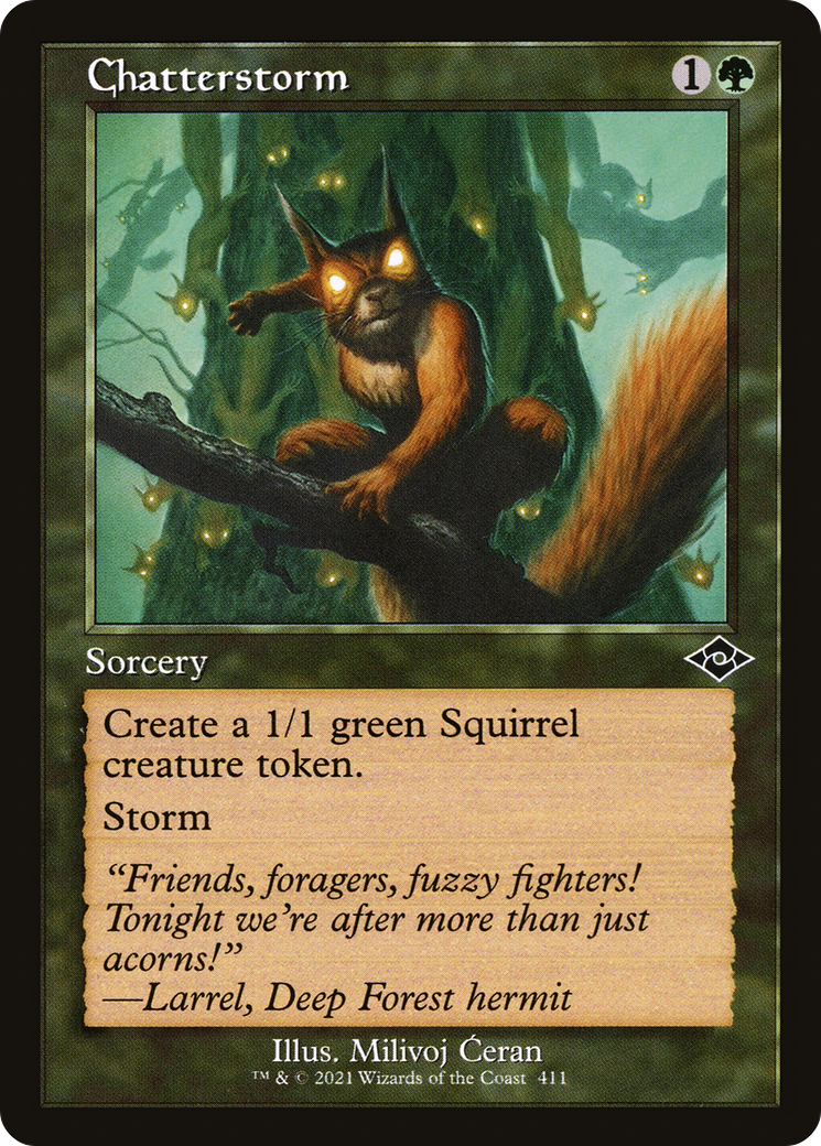 Chatterstorm (Retro Foil Etched) [Modern Horizons 2]