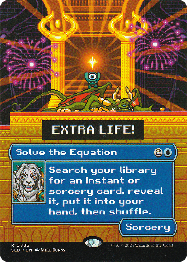 Solve the Equation (SLD-886) - Secret Lair Drop Series (Borderless) Foil