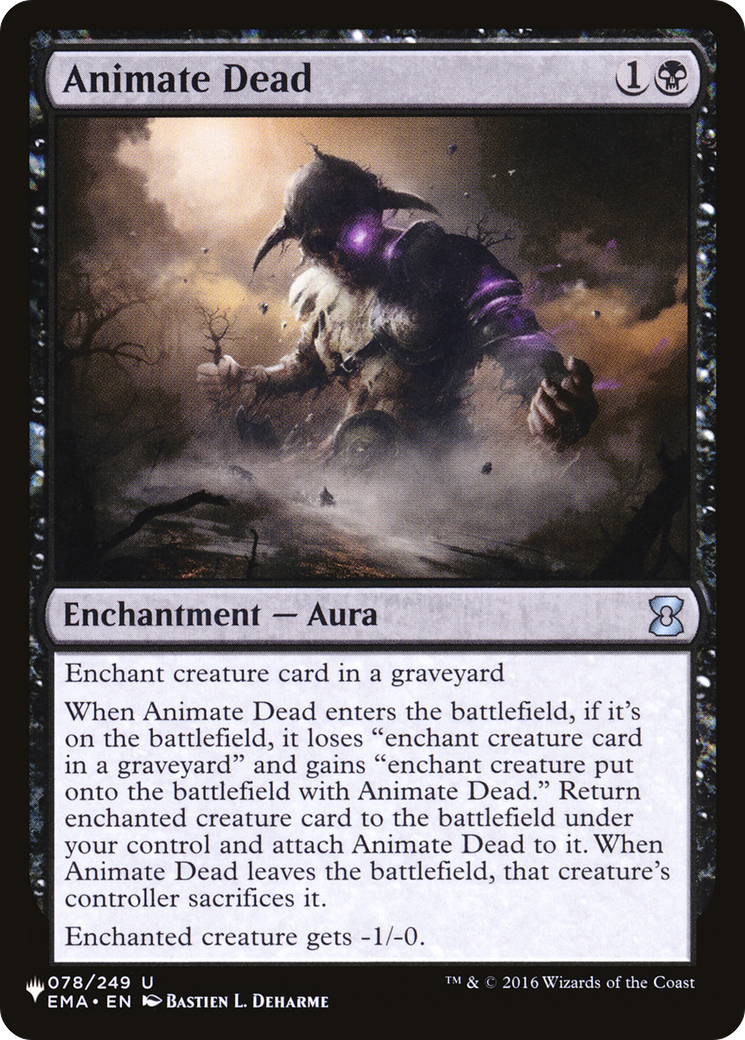 Animate Dead (PLST-EMA-78) - The List
