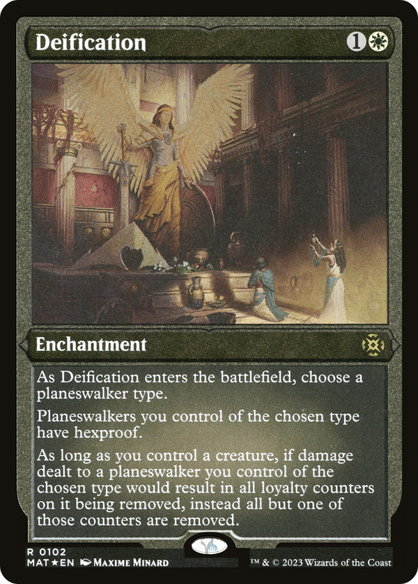 Deification (Foil Etched) [March of the Machine: The Aftermath]