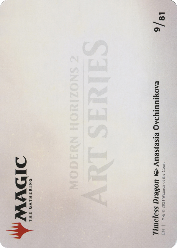 Timeless Dragon // Timeless Dragon (AMH2-009) - Modern Horizons 2 Art Series (Borderless)