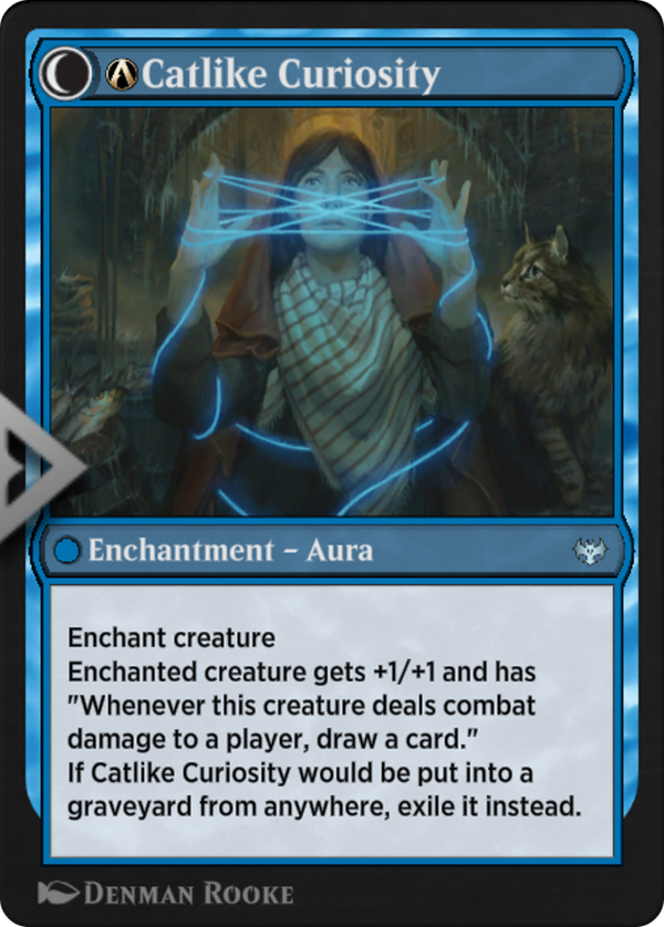 A-Mischievous Catgeist // A-Catlike Curiosity (VOW-A-69) - Innistrad: Crimson Vow: (Double Faced Transform)