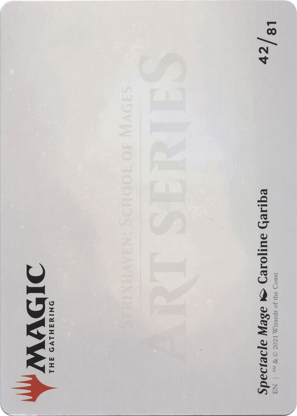Spectacle Mage // Spectacle Mage (ASTX-042) - Strixhaven Art Series (Borderless)