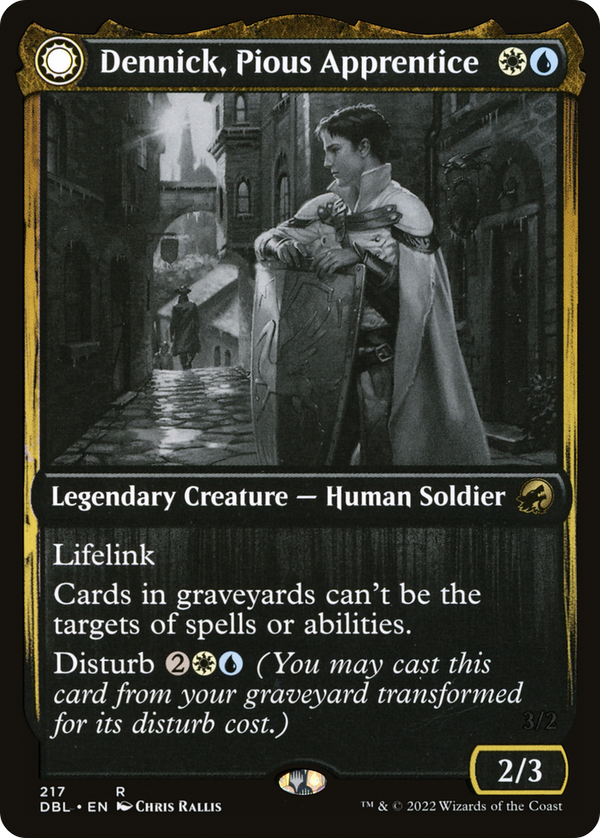 Dennick, Pious Apprentice // Dennick, Pious Apparition [Innistrad: Double Feature]